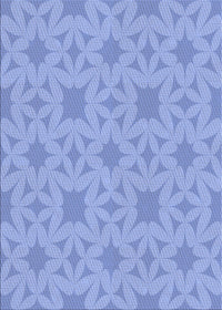 Machine Washable Transitional Sky Blue Rug, wshpat1627blu