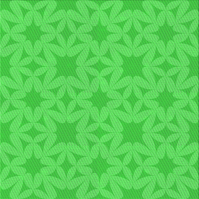 Round Patterned Lime Green Rug, pat1627grn