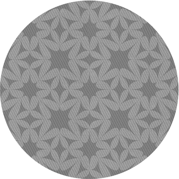 Square Patterned Silver Gray Rug, pat1627gry