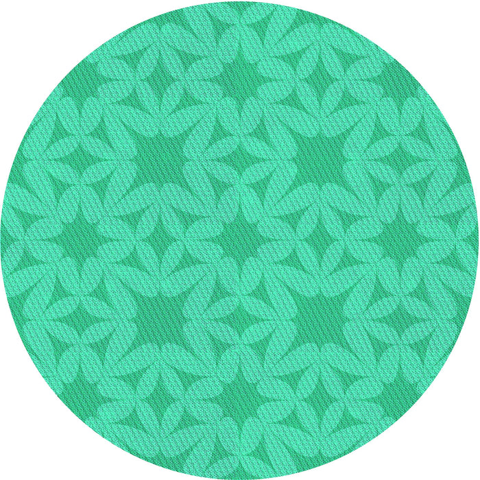 Square Machine Washable Transitional Spring Green Rug in a Living Room, wshpat1627lblu