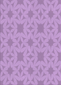 Machine Washable Transitional Violet Purple Rug, wshpat1627pur