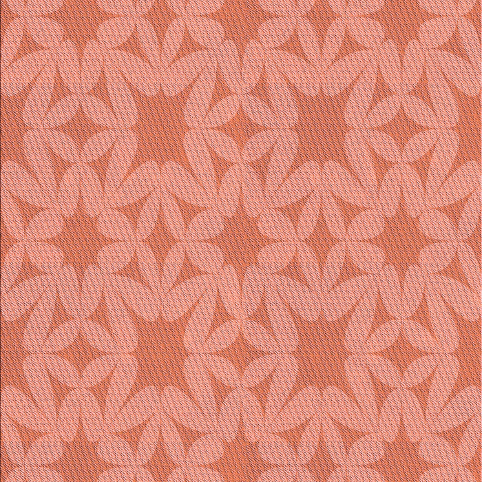 Patterned Bright Orange Rug, pat1627rd