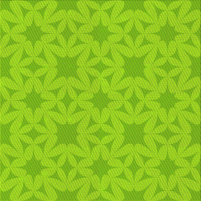 Round Patterned Green Rug, pat1627yw