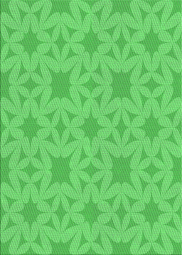 Machine Washable Transitional Neon Green Rug, wshpat1627