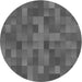 Square Patterned Gray Rug, pat1628gry