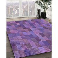 Patterned Purple Rug, pat1628pur