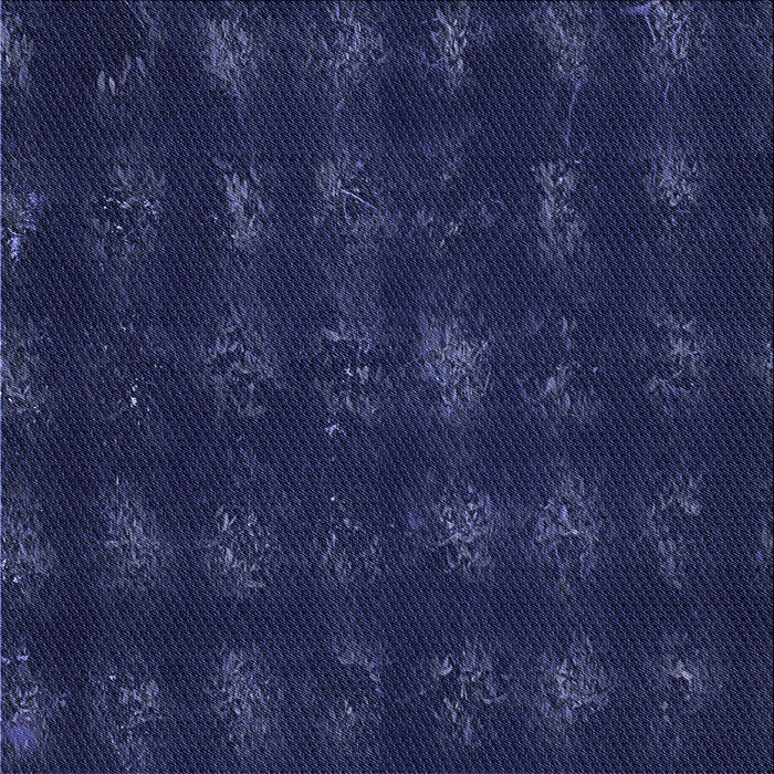 Round Machine Washable Transitional Night Blue Rug, wshpat1629blu
