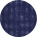 Square Machine Washable Transitional Night Blue Rug in a Living Room, wshpat1629blu