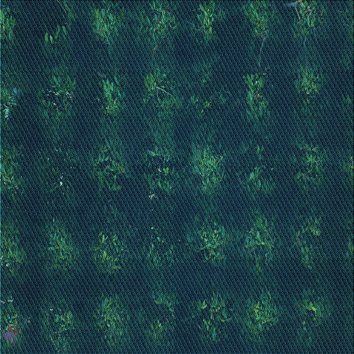 Round Machine Washable Transitional Teal Green Rug, wshpat1629lblu
