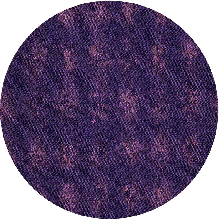 Square Machine Washable Transitional Deep Purple Rug in a Living Room, wshpat1629pur