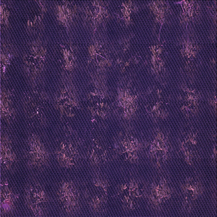 Round Machine Washable Transitional Deep Purple Rug, wshpat1629pur