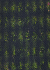 Patterned Black Abstract Machine Washable Rug, wshpat1629
