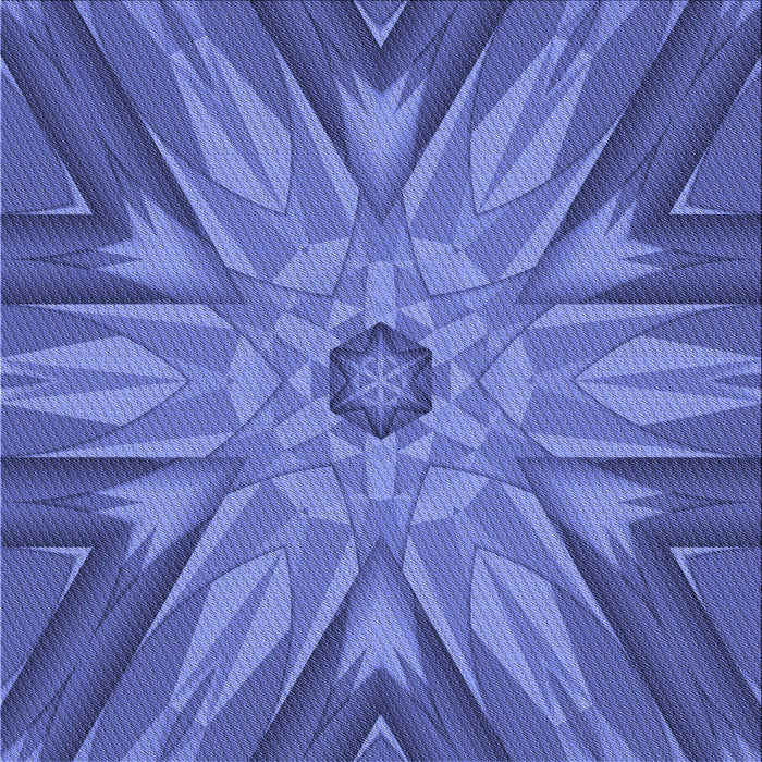 Round Patterned Sky Blue Rug, pat163blu