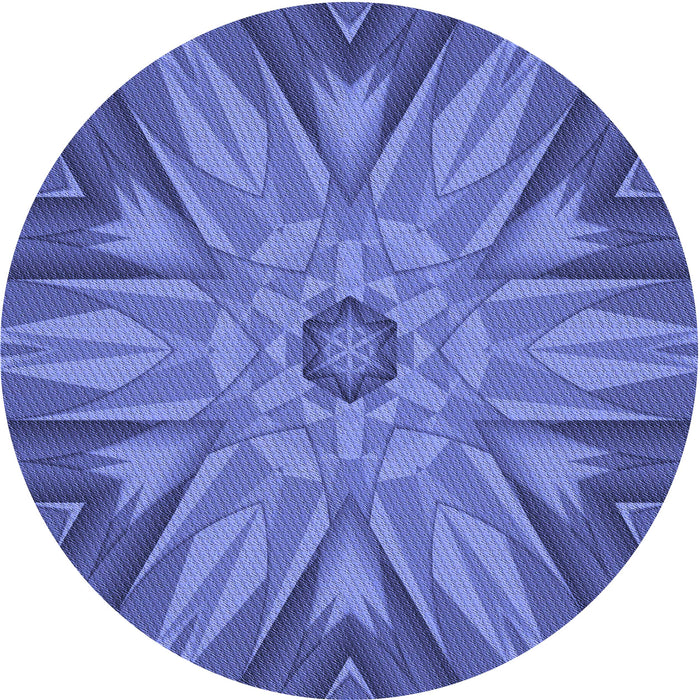Square Patterned Sky Blue Rug, pat163blu