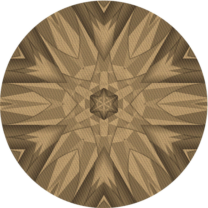 Square Patterned Red Brown Rug, pat163brn
