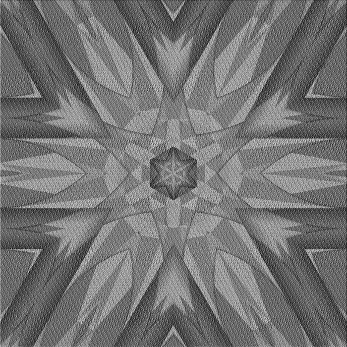 Round Patterned Gunmetal Gray Rug, pat163gry