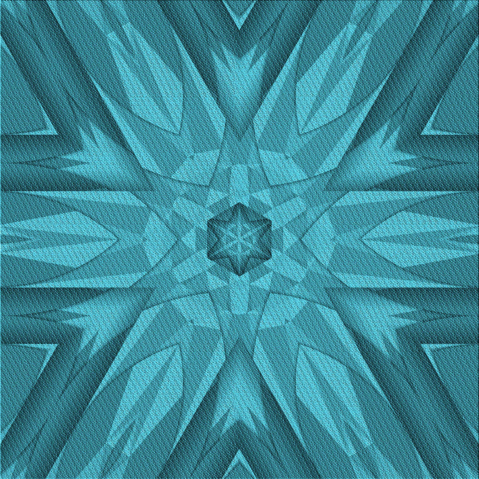 Round Patterned Dark Cyan Green Rug, pat163lblu