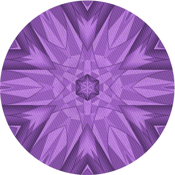 Square Patterned Purple Rug, pat163pur