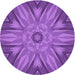 Square Patterned Purple Rug, pat163pur