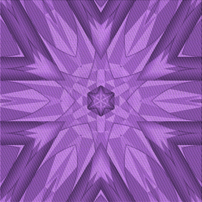 Round Patterned Purple Rug, pat163pur