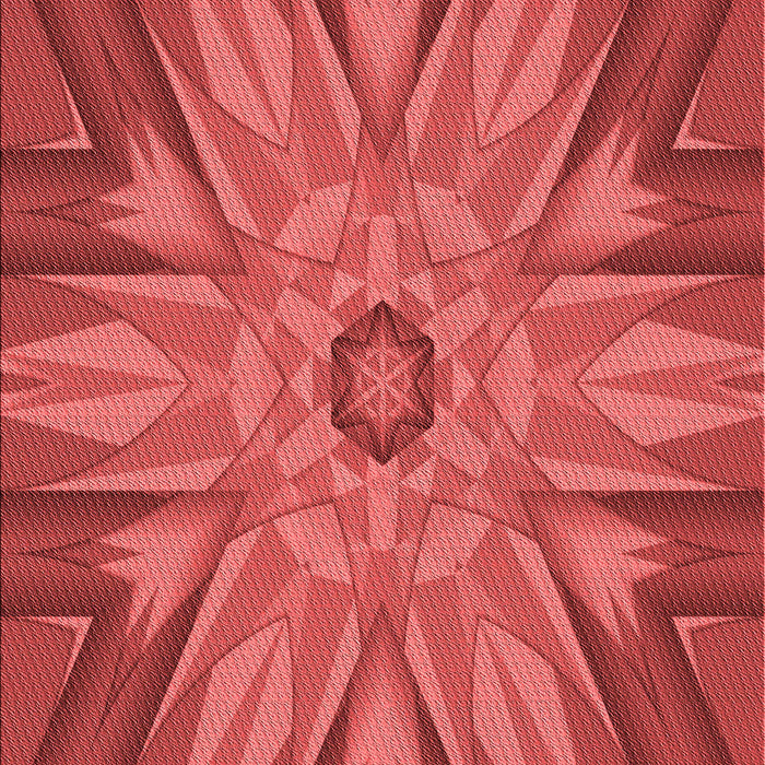 Patterned Red Rug, pat163rd