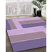 Machine Washable Transitional Plum Purple Rug in a Family Room, wshpat1630pur