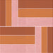 Round Machine Washable Transitional Orange Red Orange Rug, wshpat1630rd
