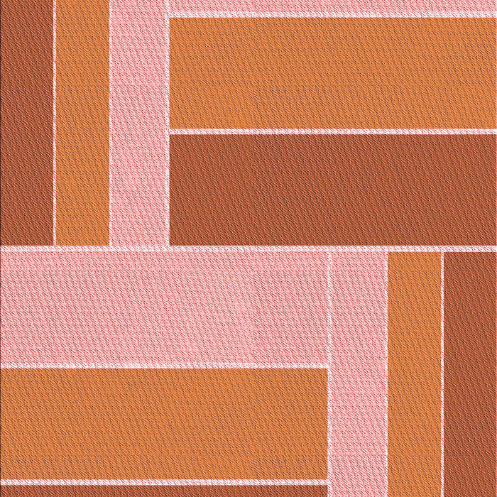 Machine Washable Transitional Orange Red Orange Rug, wshpat1630rd