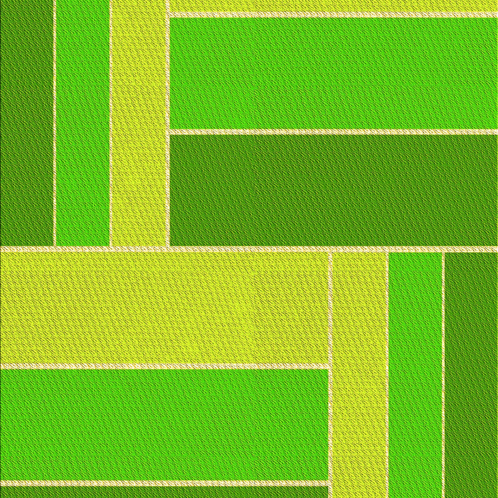 Machine Washable Transitional Bright Green Rug, wshpat1630yw