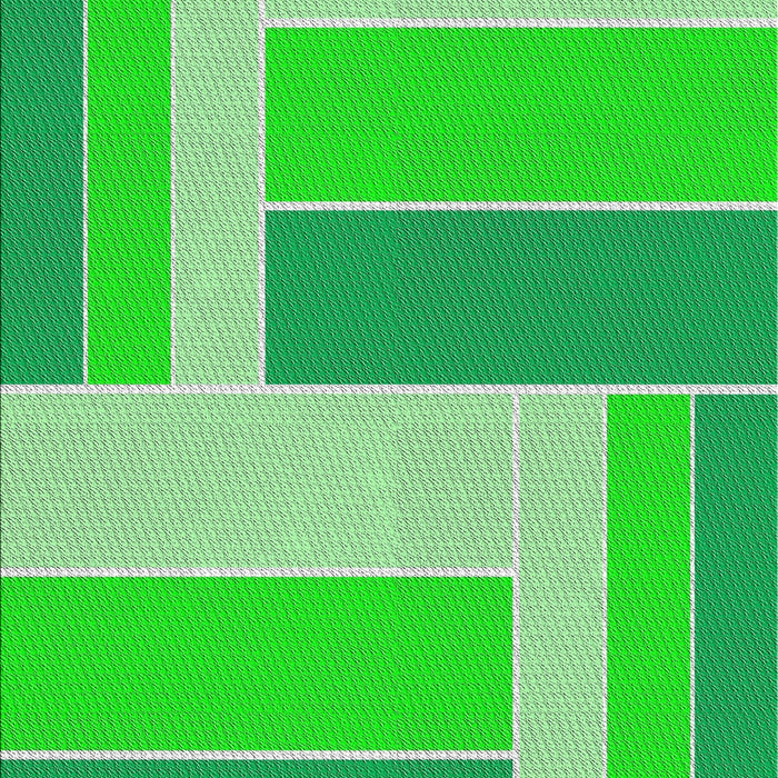 Patterned Neon Green Abstract Machine Washable Rug, wshpat1630