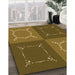 Machine Washable Transitional Dark Bronze Brown Rug in a Family Room, wshpat1631org