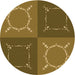 Square Machine Washable Transitional Dark Bronze Brown Rug in a Living Room, wshpat1631org