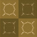 Round Machine Washable Transitional Dark Bronze Brown Rug, wshpat1631org
