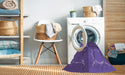 Machine Washable Transitional Amethyst Purple Rug in a Washing Machine, wshpat1631pur