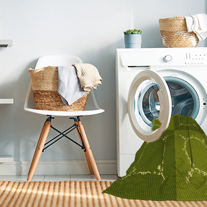 Machine Washable Transitional Pistachio Green Rug in a Washing Machine, wshpat1631yw