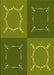 Machine Washable Transitional Pistachio Green Rug, wshpat1631yw