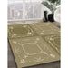 Machine Washable Transitional Oak Brown Rug in a Family Room, wshpat1632brn