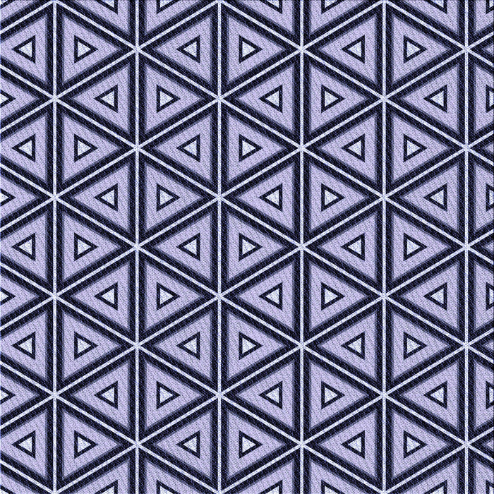 Round Patterned Blue Rug, pat1633blu