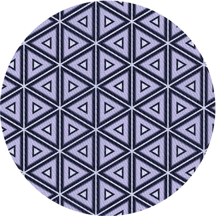 Square Patterned Blue Rug, pat1633blu