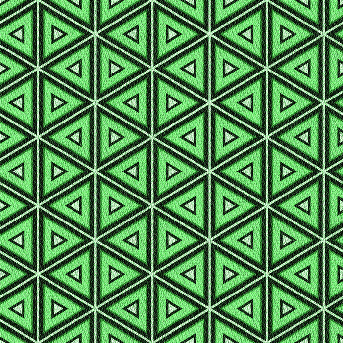 Round Patterned Deep Emerald Green Rug, pat1633grn