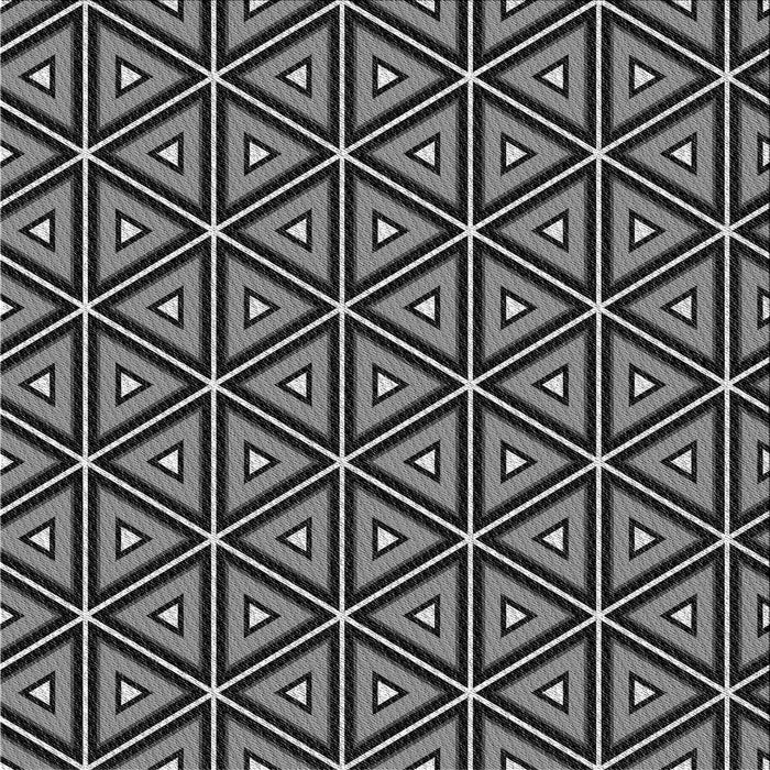 Round Patterned Charcoal Black Rug, pat1633gry