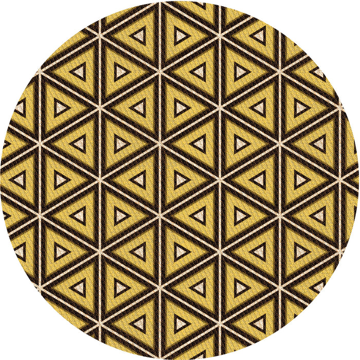 Square Patterned Red Rug, pat1633org