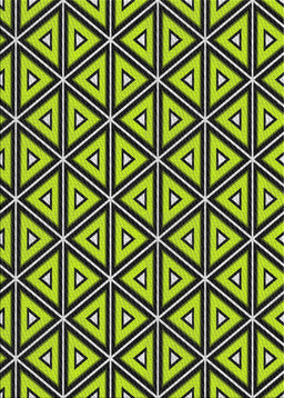 Patterned Green Novelty Rug, pat1633