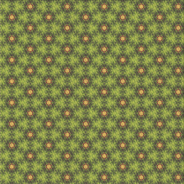 Round Machine Washable Transitional Pistachio Green Rug, wshpat1635brn