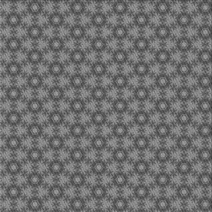 Round Patterned Gunmetal Gray Rug, pat1635gry