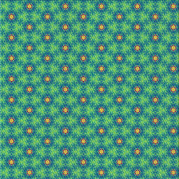 Square Patterned Teal Green Novelty Rug, pat1635