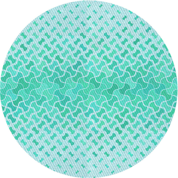 Square Patterned Diamond Blue Rug, pat1636lblu
