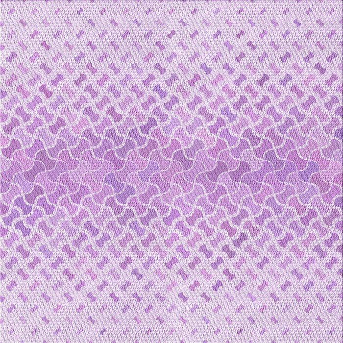 Round Machine Washable Transitional Purple Rug, wshpat1636pur