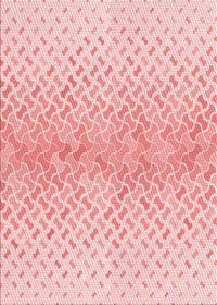 Machine Washable Transitional Light Red Pink Rug, wshpat1636rd