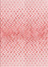 Patterned Light Red Pink Rug, pat1636rd